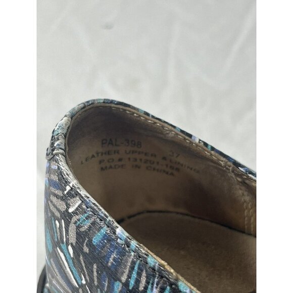 Alegria Paloma Blue Collage Clogs size 7 - Picture 15 of 15